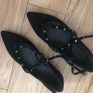 Studded Suede Rebecca Minkoff Flats
